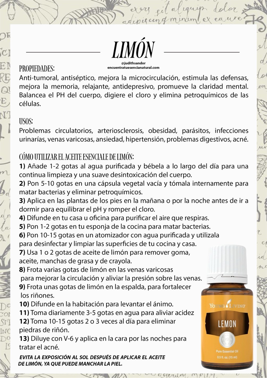 LIMÓN (LEMON) – CITRUS&nbsp;LIMON